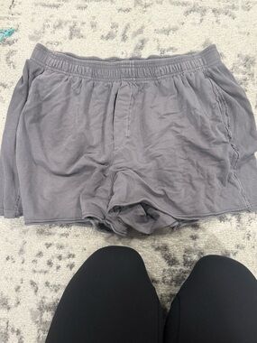 aerie Women's Light Gray Lounge Shorts